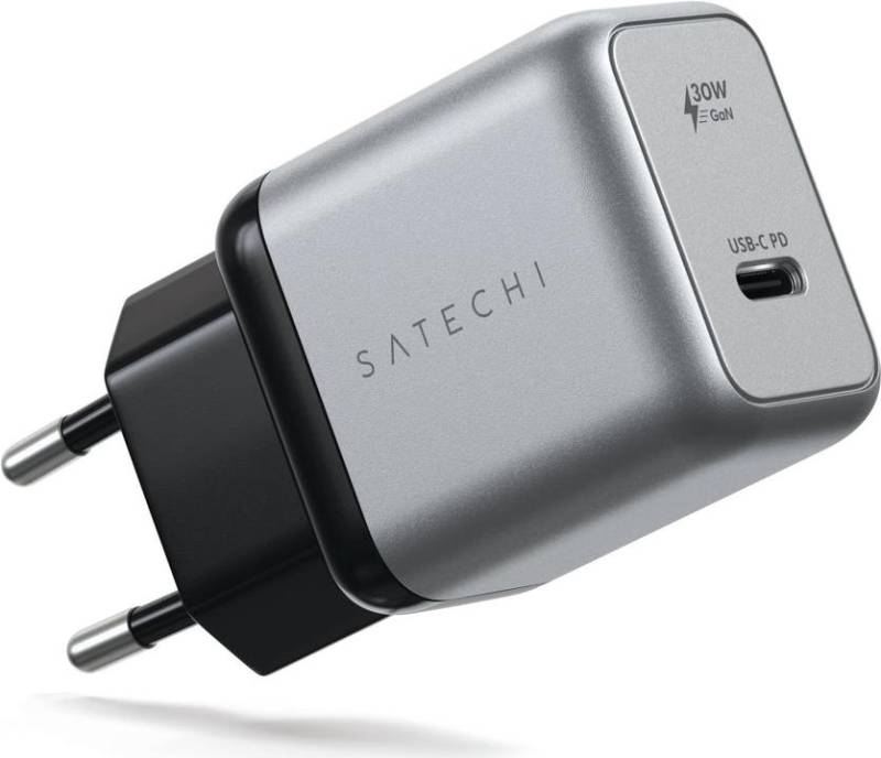 Satechi ST-UC30WCM-EU Ladegerät für Mobilgeräte Universal Schwarz - Silber AC Drinnen (ST-UC30WCM-EU) von Satechi