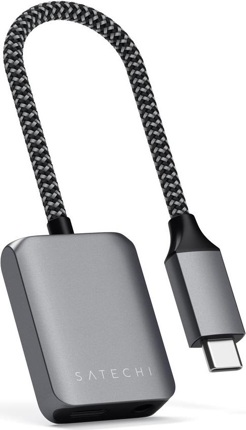 Satechi ST-UCAPDAM Kabeladapter USB-C USB-C/3.5mm Grau (ST-UCAPDAM) von Satechi