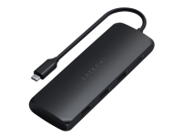 Satechi ST-UCHSEK, Kabelgebunden, USB 3.2 Gen 2 (3.1 Gen 2) Type-A, 100 W, Schwarz, SATA, M.2 von Satechi