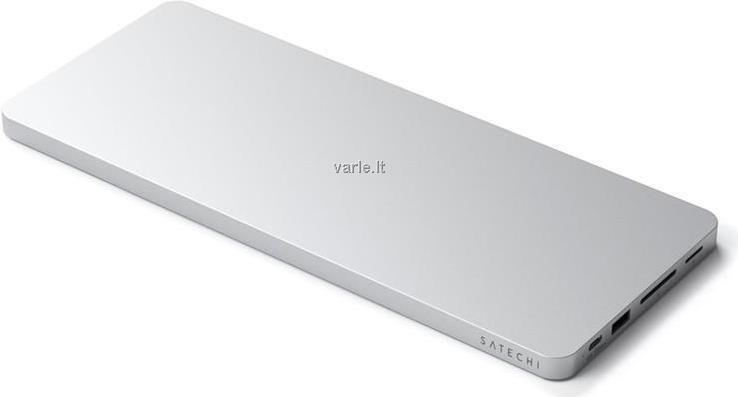 Satechi ST-UCISDS laptop-dockingstation & portreplikator Kabelgebunden USB 3.2 Gen 2 (3.1 Gen 2) Type-C Silber (ST-UCISDS) von Satechi