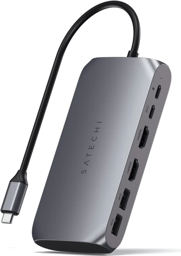 Satechi ST-UCM1HM Schnittstellen-Hub USB Typ-C 5000 Mbit/s Grau (ST-UCM1HM) von Satechi