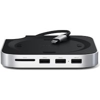 Satechi Stand Hub Mac Mini M4 SSD Enclosure Silber Satechi Stand Hub Mac Mini M4 SSD Enclosure Silber von Satechi