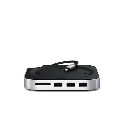 Satechi Stand Hub Mac Mini M4 SSD Enclosure Silber von Satechi