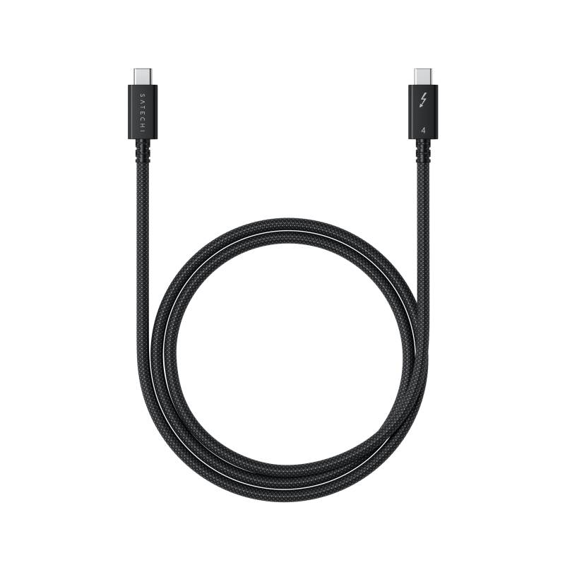 Satechi Thunderbolt 4 Pro Cable, Länge: 1 Meter Datenübertragung von bis zu 40 Gbit/s, Ladeleistung von bis zu 240W, Unterstützt Bildauflösungen von 8 von Satechi