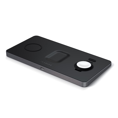 Satechi Trio Wireless Charging Pad Schwarz Satechi Trio Wireless Charging Pad Schwarz von Satechi