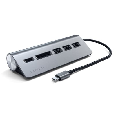 Satechi Type-C Aluminium USB Hub & Card Reader Space Grau von Satechi