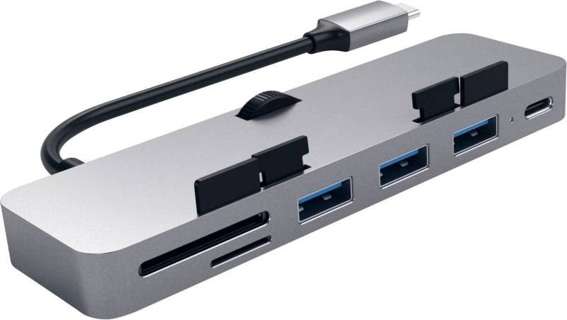 Satechi Type-C Clamp Hub Pro USB-Adapter USB-C zu MicroSD-Card, SD-Card, Thunderbolt, USB Typ A, USB Typ C von Satechi
