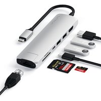 Satechi Type-C Multi-Port Hub 4K Ethernet Slim silver von Satechi