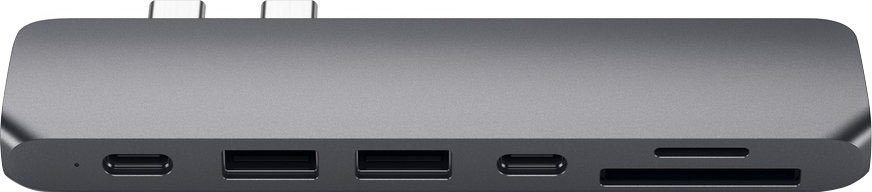 Satechi Type-C Pro Hub 4K HDMI Adapter zu HDMI, MicroSD-Card, SD-Card, Thunderbolt, USB 3.0, USB Typ C Satechi Type-C Pro Hub 4K HDMI Adapter zu HDMI, MicroSD-Card, SD-Card, Thunderbolt, USB 3.0, USB Typ C von Satechi