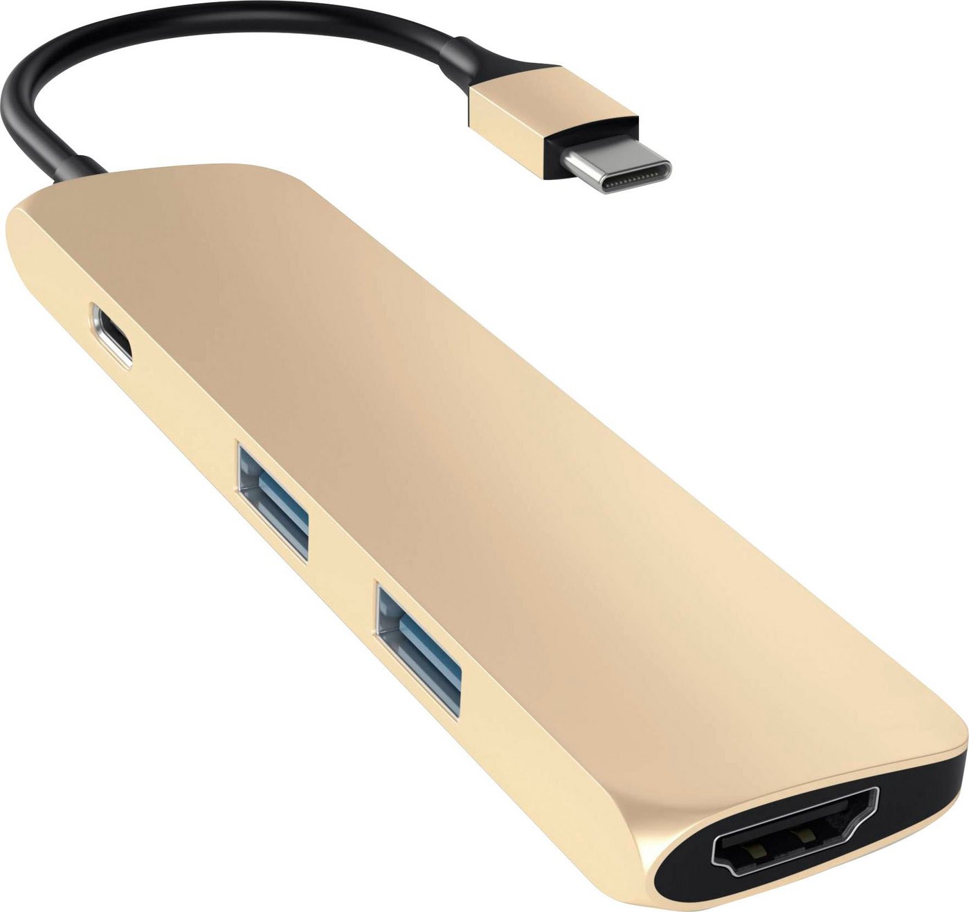 Satechi Type-C Slim Multi-Port Adapter 4K Adapter zu HDMI, USB Typ A Satechi Type-C Slim Multi-Port Adapter 4K Adapter zu HDMI, USB Typ A von Satechi