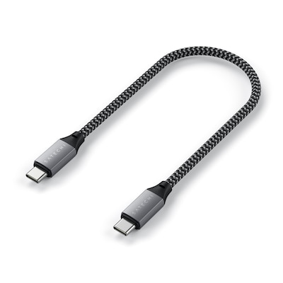 Satechi Type-C auf Type-C Kabel 25 cm space grey von Satechi