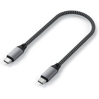 Satechi Type-C auf Type-C Kabel 25 cm space grey von Satechi