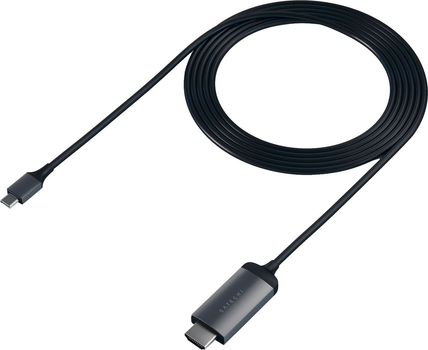 Satechi Type-C zu 4K HDMI Kabel HDMI-Kabel, HDMI, USB-C (180 cm) von Satechi