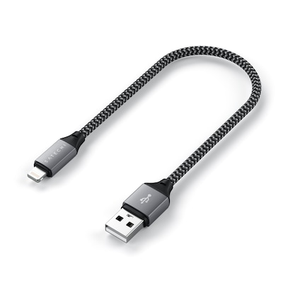 Satechi USB-A auf Lightning Kabel 25 cm space grey von Satechi