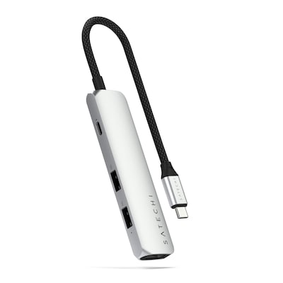 Satechi USB-C 4-in-1 Slim Multiport Adapter 4K Silber Satechi USB-C 4-in-1 Slim Multiport Adapter 4K Silber von Satechi