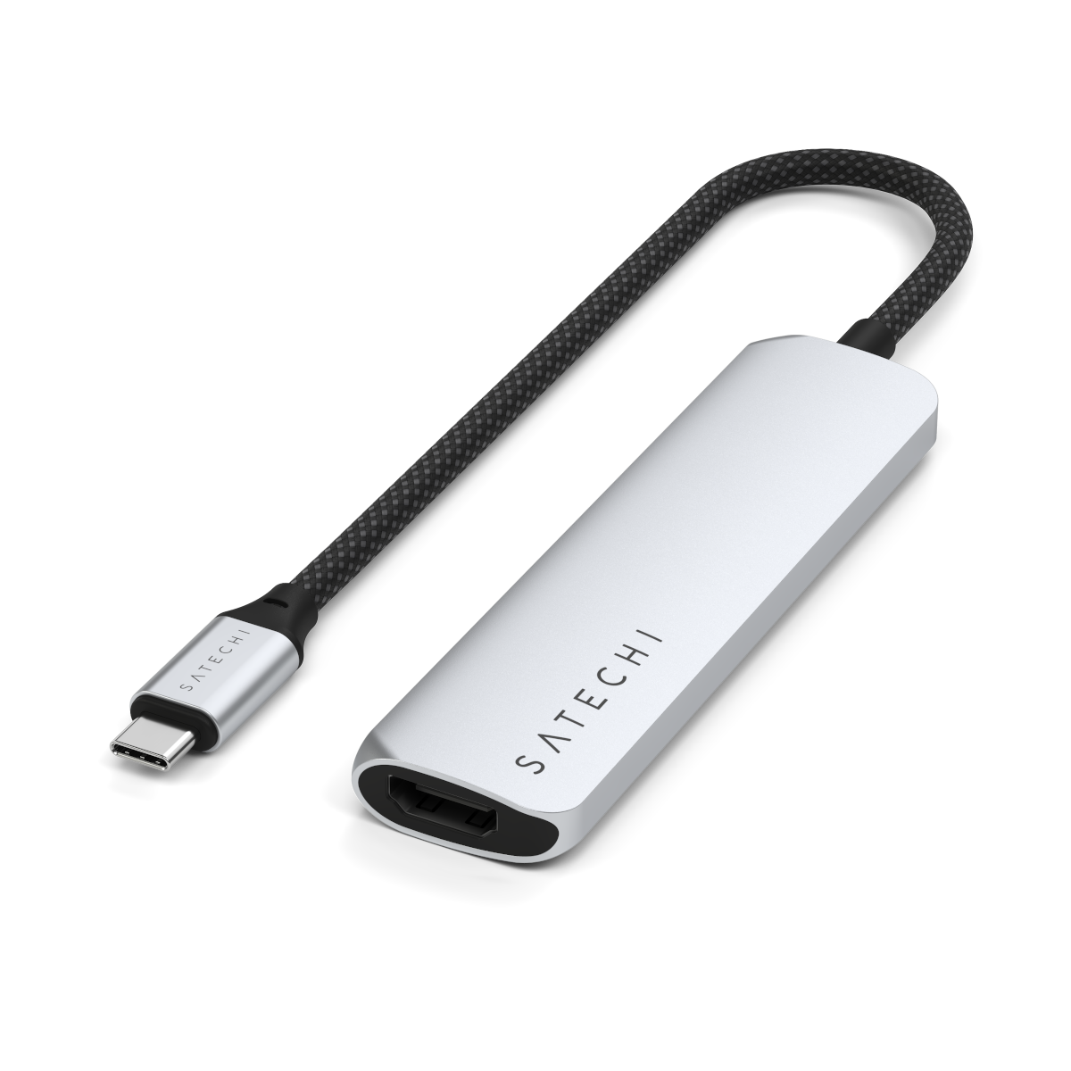 Satechi USB-C 4-in-1 Slim Multiport Adapter 4K Silver von Satechi