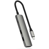 Satechi USB-C 4-in-1 Slim Multiport Adapter 4K Space Grau Satechi USB-C 4-in-1 Slim Multiport Adapter 4K Space Grau von Satechi