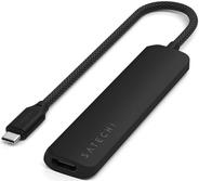 Satechi USB-C 6-in-1 Slim Multiport Adapter 4K Black (ST-P6SK) von Satechi