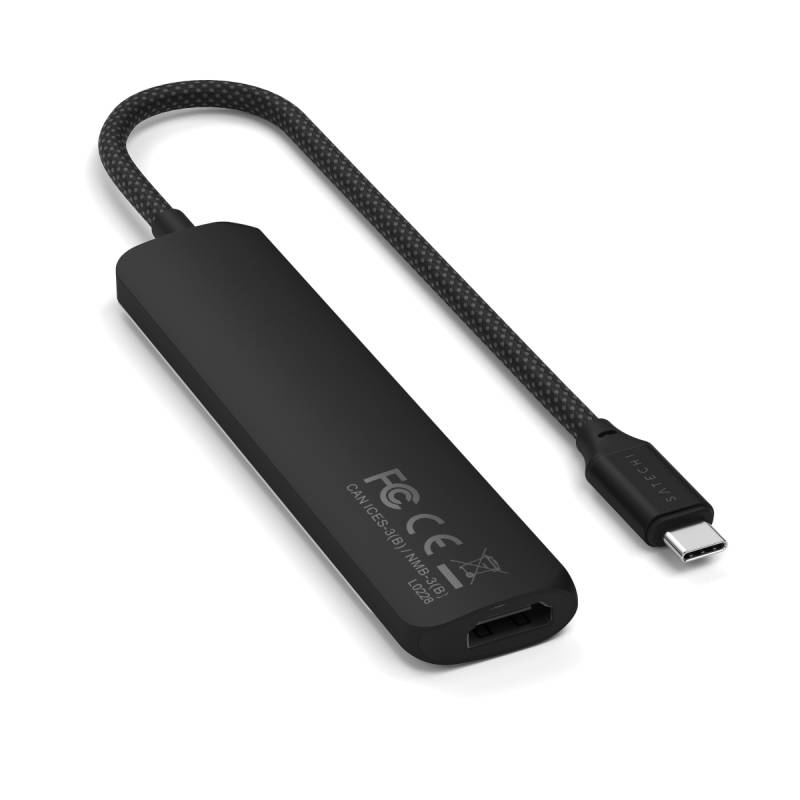 Satechi USB-C 6-in-1 Slim Multiport Adapter Black von Satechi
