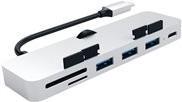 Satechi USB-C Clamp Hub Pro Multi-Port Adapter Silber (ST-TCIMHS) von Satechi