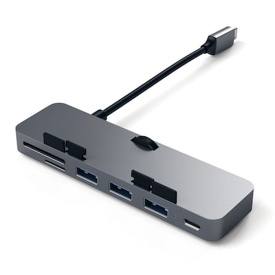 Satechi USB-C Clamp Hub Pro Multi-Port Adapter Space Gray von Satechi