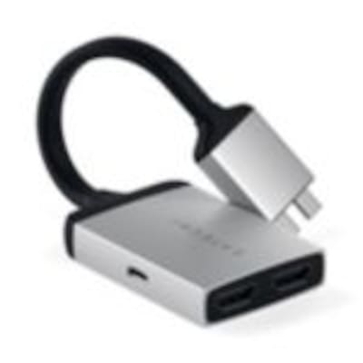 Satechi USB-C Dual HDMI Adapter Silber von Satechi