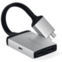 Satechi USB-C Dual HDMI Adapter Silber von Satechi