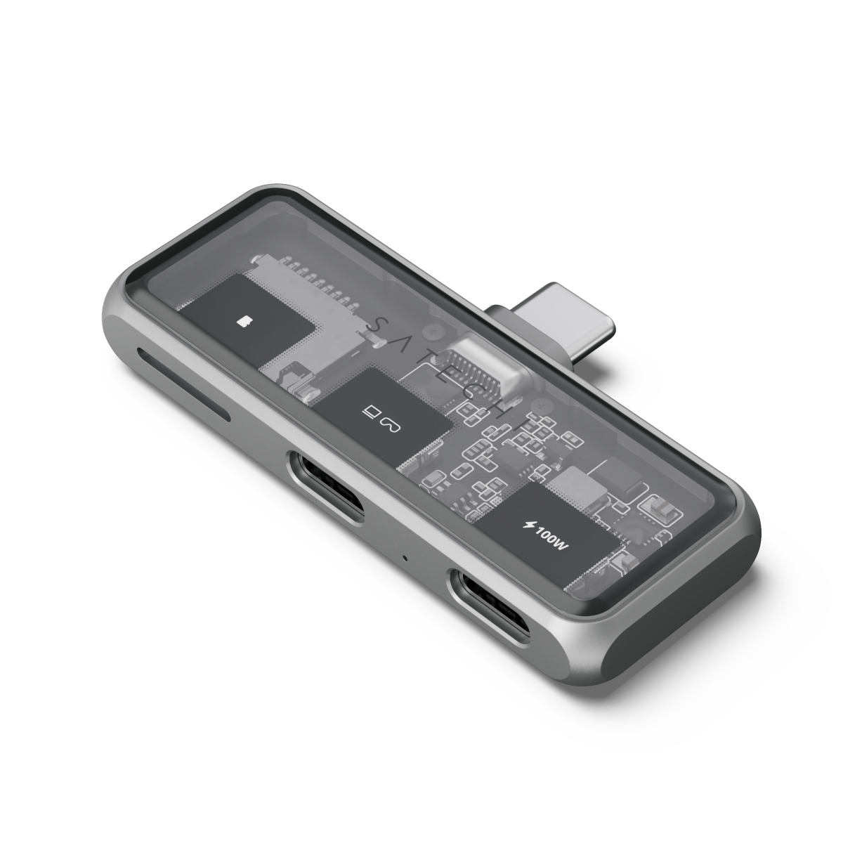 Satechi USB-C PD Mobile XR Hub & MicroSD Card Reader space grey Satechi USB-C PD Mobile XR Hub & MicroSD Card Reader space grey von Satechi