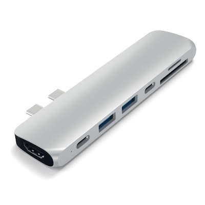 Satechi USB-C Pro Hub Multi-Port Adapter 4K HDMI silber von Satechi
