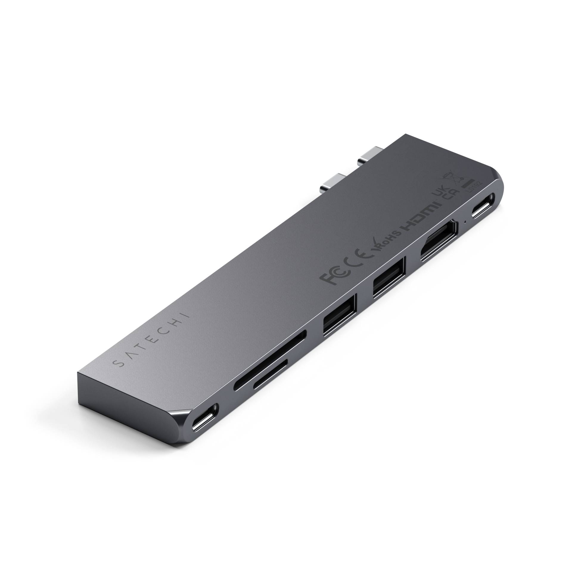 Satechi USB-C Pro Hub Slim Adapter Space Gray Satechi USB-C Pro Hub Slim Adapter Space Gray von Satechi