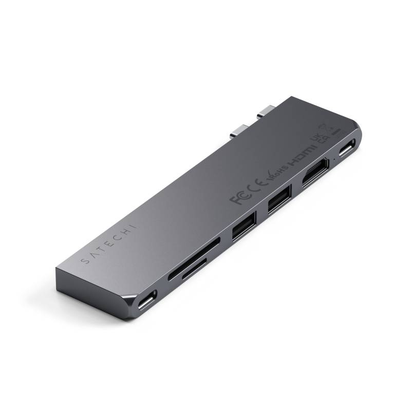 Satechi USB-C Pro Hub Slim Adapter Space Gray von Satechi
