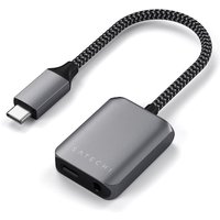 Satechi USB-C auf 3.5mm Audio & PD Adapter space grey von Satechi