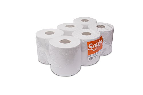 Hängelampe bs1973053 recyceltem Spule Zickzack, Zellstoff, 2 lagig, geprägt, Breite 195, 19 g, 130 m (6-er Pack) von Saten