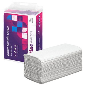 Satino by wepa Papierhandtücher 274980 prestige Interfold-Falzung 2-lagig 3.000 Tücher Satino by wepa Papierhandtücher 274980 prestige Interfold-Falzung 2-lagig 3.000 Tücher von Satino by wepa