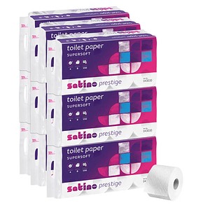 Satino by wepa Toilettenpapier prestige 4-lagig, 72 Rollen von Satino by wepa
