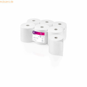 Satino Papierhandtuchrolle Prestige 317950 3-lagig 120m weiß 6 Stück Satino Papierhandtuchrolle Prestige 317950 3-lagig 120m weiß 6 Stück von Satino
