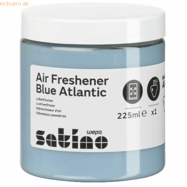 Satino Lufterfrischer Nachfüllung 331610 Blue Atlantic 225ml 6 Stück Satino Lufterfrischer Nachfüllung 331610 Blue Atlantic 225ml 6 Stück von Satino