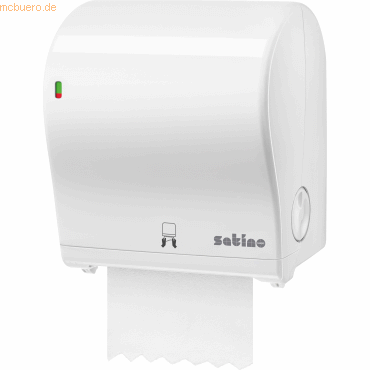 Satino Rollenhandtuchspender 331520 Autocut Midi weiß Satino Rollenhandtuchspender 331520 Autocut Midi weiß von Satino
