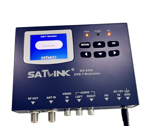 SATLINK WS-6990 1 Route DVB-T Modulator AV+ HDMI COFDM Modulation H.264 von Satlink