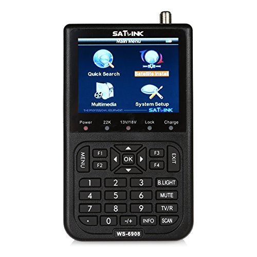 Sat-Finder Satlink WS-6908 3,5" LCD SE DVB-S FTA TFT 8,9cm Satelliten Satfinder / Satelliten-Messgerät / LNB / Satellitenfinder / Sat-Anlagen mit AV zu Scart kabel Sat-Finder Satlink WS-6908 3,5" LCD SE DVB-S FTA TFT 8,9cm Satelliten Satfinder / Satelliten-Messgerät / LNB / Satellitenfinder / Sat-Anlagen mit AV zu Scart kabel von Satlink