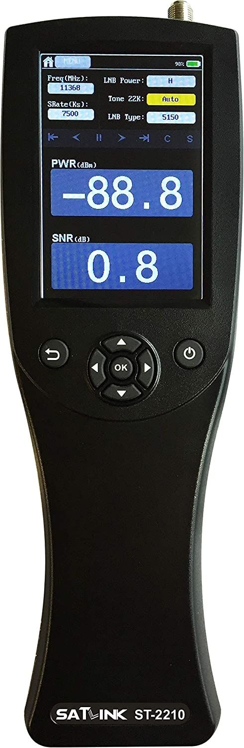 Satlink ST-2210 DVB-S/S2 Touch screen Satellite TV Finder with Spectrum analyzer Satlink ST-2210 DVB-S/S2 Touch screen Satellite TV Finder with Spectrum analyzer von Satlink