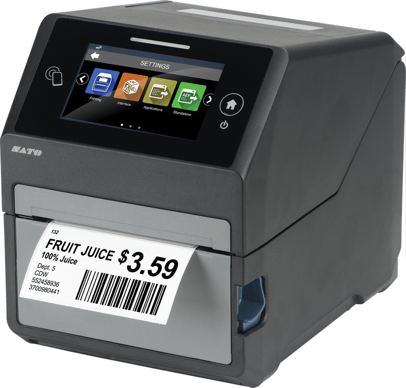 SATO CT4-LX Direkt Wärme/Wärmeübertragung POS-Drucker 305 x 305 DPI Verkabelt & Kabellos (WWCT04042) von Sato