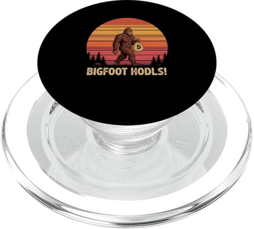 Bigfoot Crypto Mythical Stack Satoshi Sasquatch Bitcoin PopSockets PopGrip für MagSafe Bigfoot Crypto Mythical Stack Satoshi Sasquatch Bitcoin PopSockets PopGrip für MagSafe von Satoshis Fashion: The Bitcoin only Store