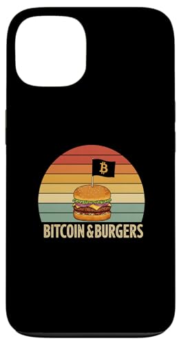 Bitcoin Foodie Bitcoin & Burger Lover Grill Master Bitcoin Hülle für iPhone 13 von Satoshis Fashion: The Bitcoin only Store