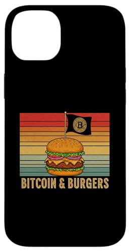 Bitcoin Foodie Bitcoin & Burger Lover Grill Master Bitcoin Hülle für iPhone 14 Plus von Satoshis Fashion: The Bitcoin only Store