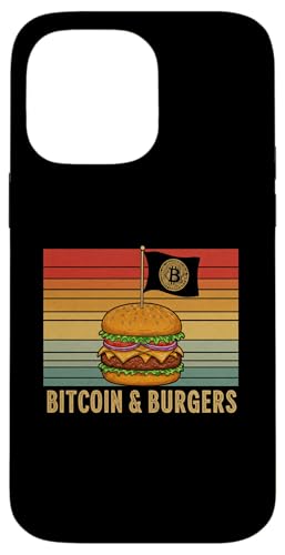 Bitcoin Foodie Bitcoin & Burger Lover Grill Master Bitcoin Hülle für iPhone 14 Pro Max von Satoshis Fashion: The Bitcoin only Store