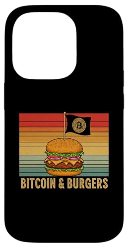 Bitcoin Foodie Bitcoin & Burger Lover Grill Master Bitcoin Hülle für iPhone 14 Pro von Satoshis Fashion: The Bitcoin only Store