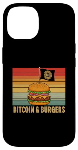Bitcoin Foodie Bitcoin & Burger Lover Grill Master Bitcoin Hülle für iPhone 14 von Satoshis Fashion: The Bitcoin only Store