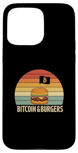 Bitcoin Foodie Bitcoin & Burger Lover Grill Master Bitcoin Hülle für iPhone 15 Pro Max von Satoshis Fashion: The Bitcoin only Store