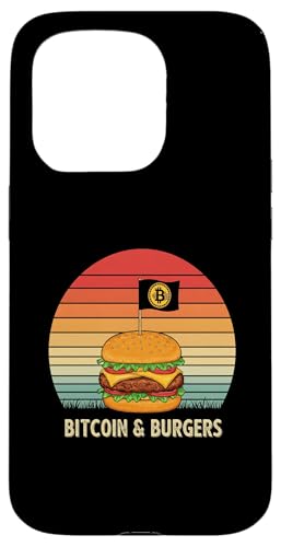 Bitcoin Foodie Bitcoin & Burger Lover Grill Master Bitcoin Hülle für iPhone 15 Pro von Satoshis Fashion: The Bitcoin only Store